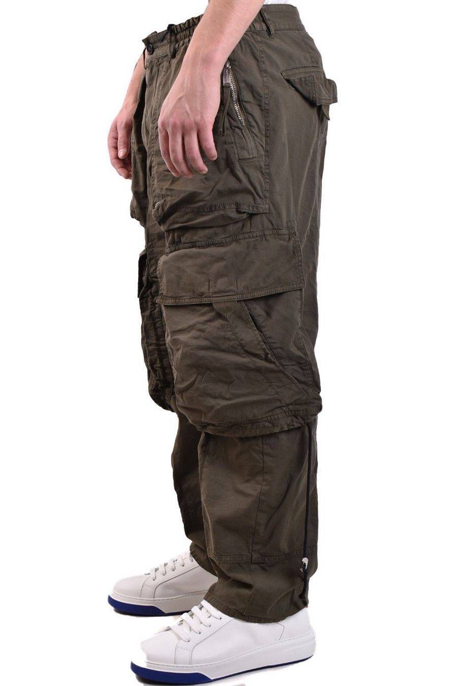 DSQUARED2  Pantaloni Verdi Elasticizzati da Uomo DSQUARED2 Sconto