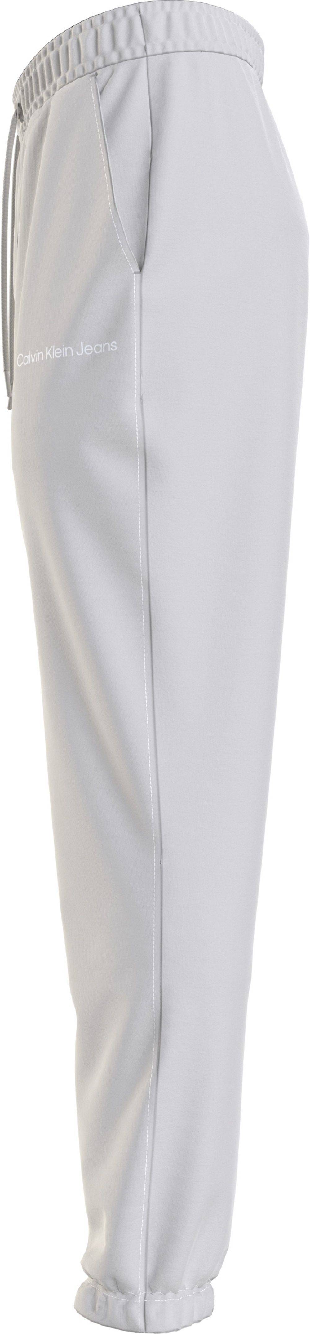 CALVIN KLEIN  Pantaloni Uomo Grigi in Cotone Calvin Klein Economico