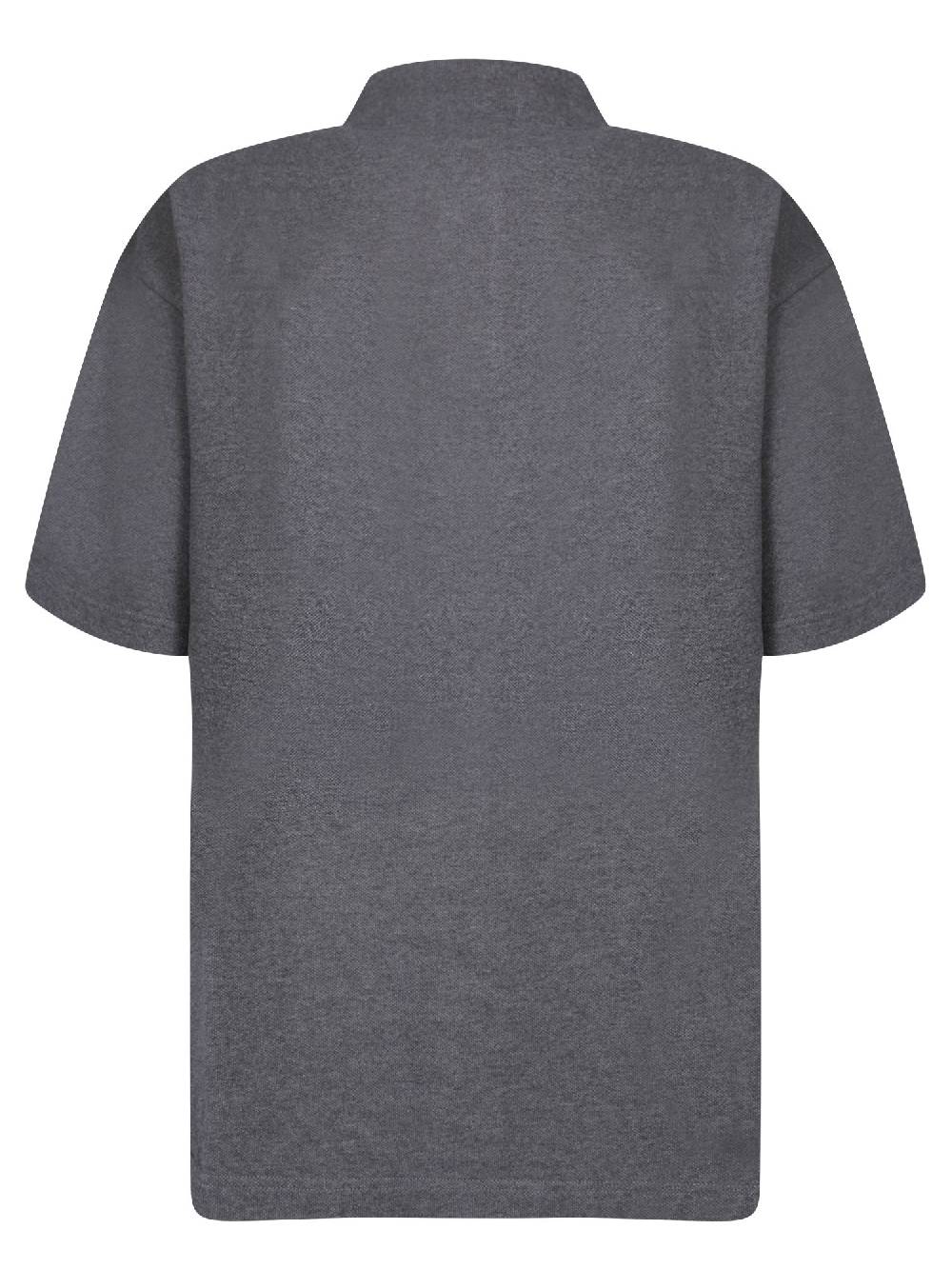 MAISON KITSUNÉ  Polo in Cotone Grigio Maison Kitsuné da Uomo In Vendita