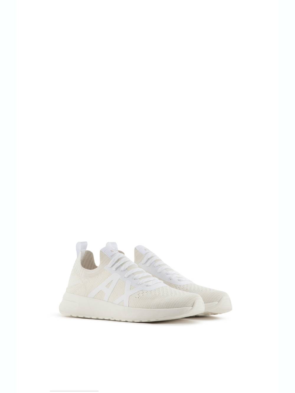 ARMANI EXCHANGE  Sneakers Bianche in Pelle da Uomo Armani Exchange Offerte