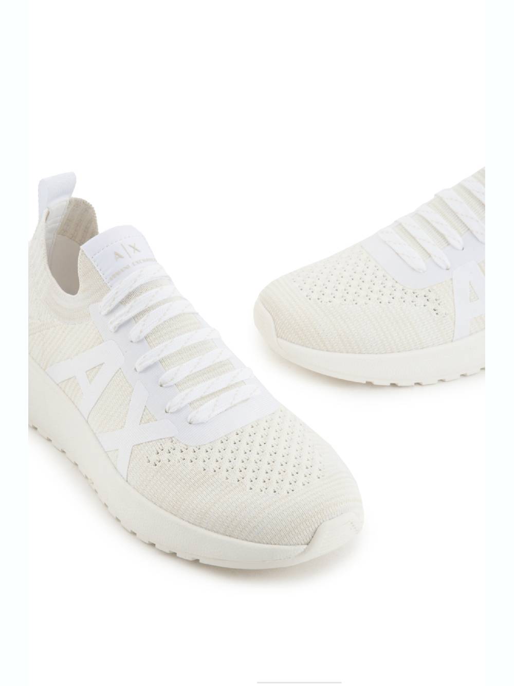 ARMANI EXCHANGE  Sneakers Bianche in Pelle da Uomo Armani Exchange Offerte