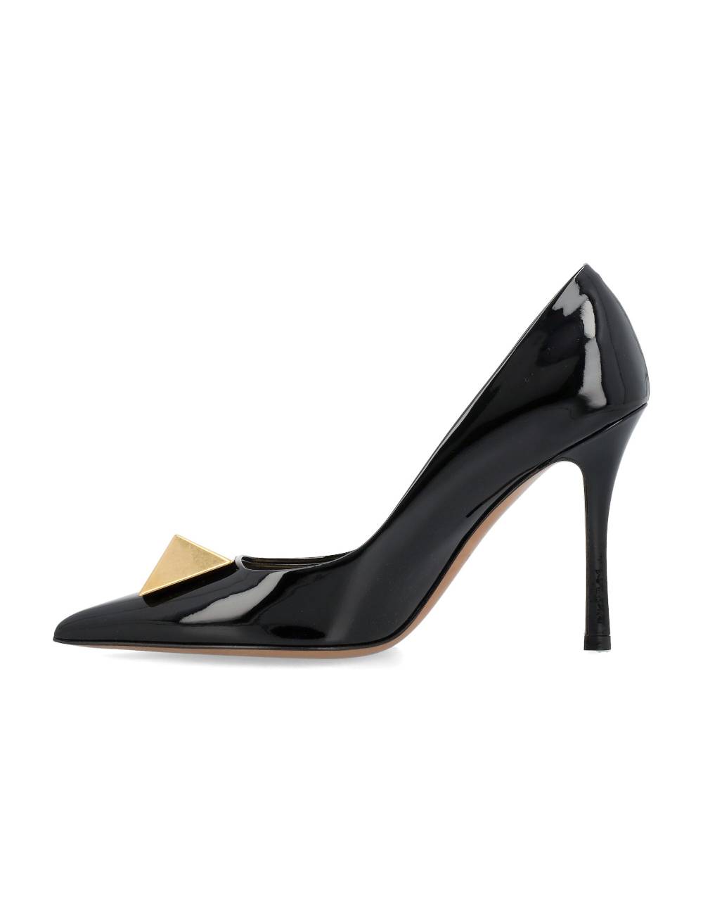 VALENTINO GARAVANI  Décolleté Valentino Garavani in Vernice con Borchie Maxi in Ottone Moda