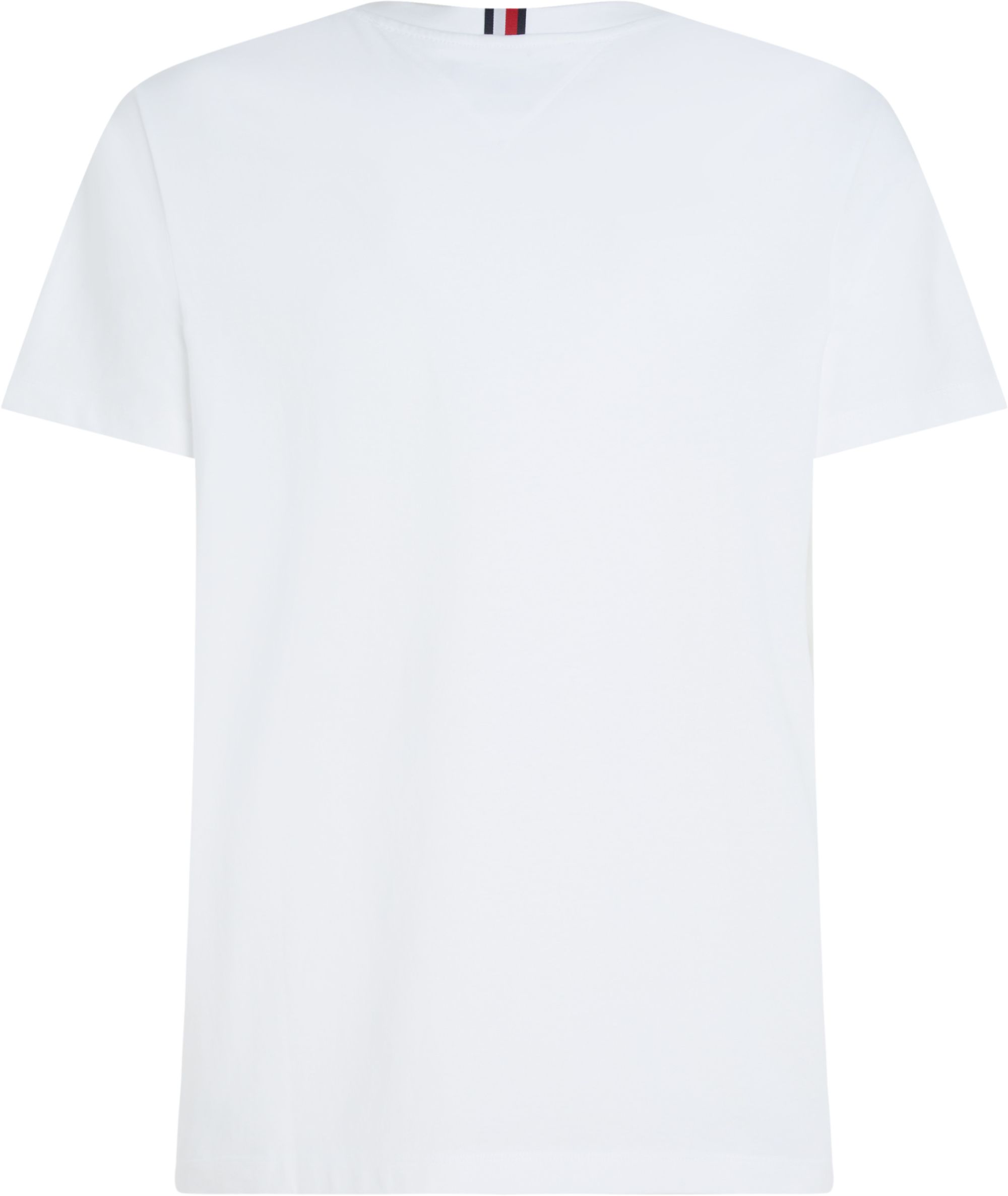 TOMMY HILFIGER  T-Shirt da Uomo Tommy Hilfiger in Cotone Bianco Italy