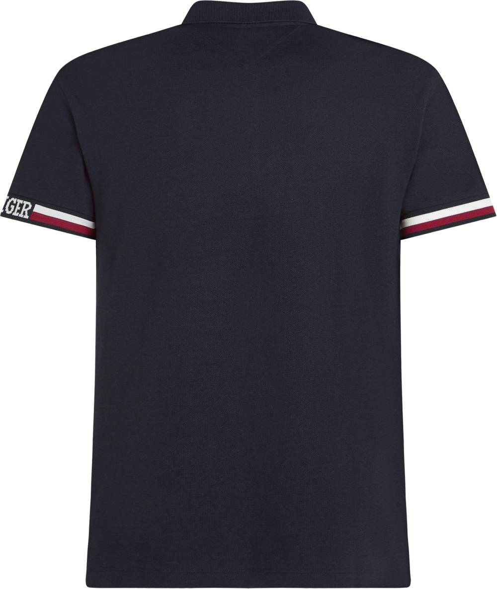 TOMMY HILFIGER  Polo Slim Fit Blu Tommy Hilfiger - Misto Cotone Promozione