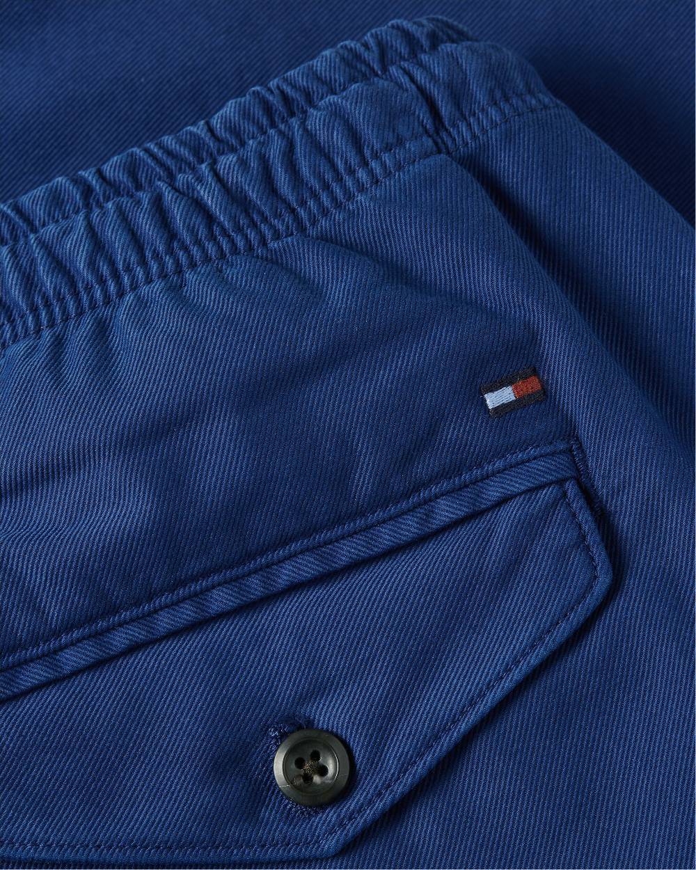 TOMMY HILFIGER  Bermuda Stretch Cotone Blu Uomo Tommy Hilfiger Spedizione Gratuita