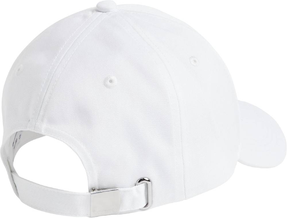 CALVIN KLEIN  Cappello di Cotone Biologico Bianco Calvin Klein - Accessori Donna Fino Al -60%