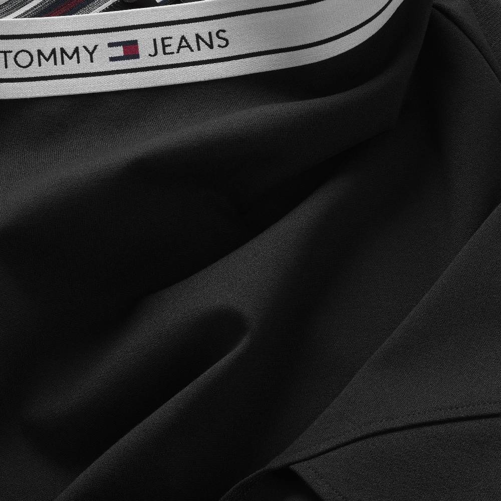 TOMMY JEANS  Gonna Nera Tommy Jeans - Tessuto Elasticizzato Viscosa Donna Shopping Online