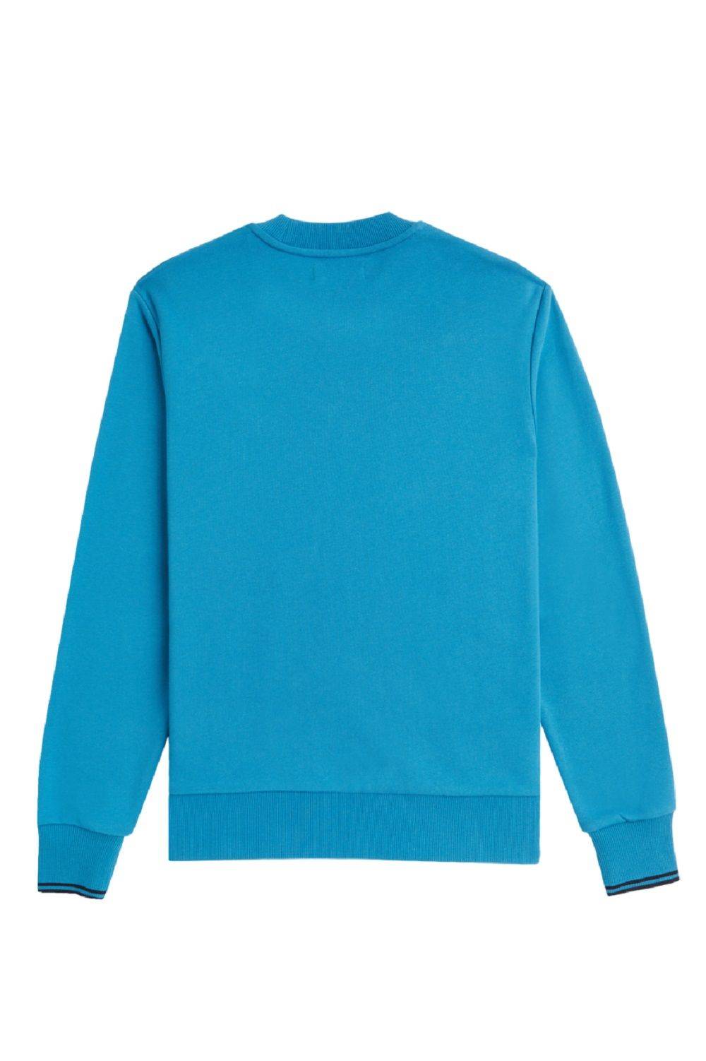 FRED PERRY  Felpa di Cotone Blu Uomo Fred Perry Convenienza