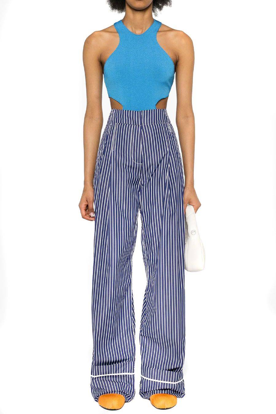DES PHEMMES  Pantaloni di Seta Multicolori DES PHEMMES per Donna Sconto