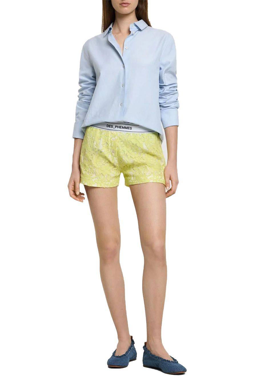 DES PHEMMES  Pantaloni Lime DES PHEMMES per Donne - 100% Poliestere Offerta