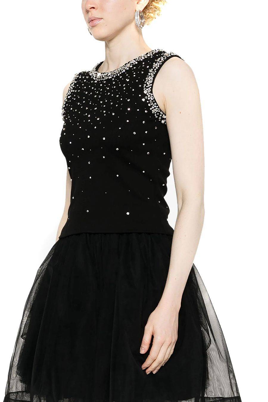 DES PHEMMES  Maglia Nera in Cotone DES PHEMMES per Donna - DP613110 Hotsell