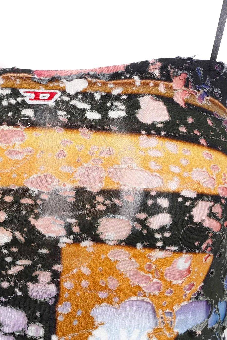 DIESEL  Top Grigio in Poliestere da Donna Diesel - A13572 I Più Venduti