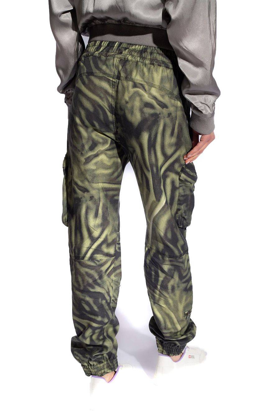DIESEL  Pantaloni Diesel Multicolor in Lyocell per Donna - A12216 0WGAL5AFA 2025