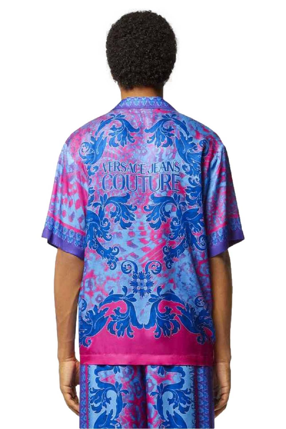 VERSACE JEANS COUTURE  Camicia Uomo Multicolore in Viscosa Versace Jeans Couture Vendita
