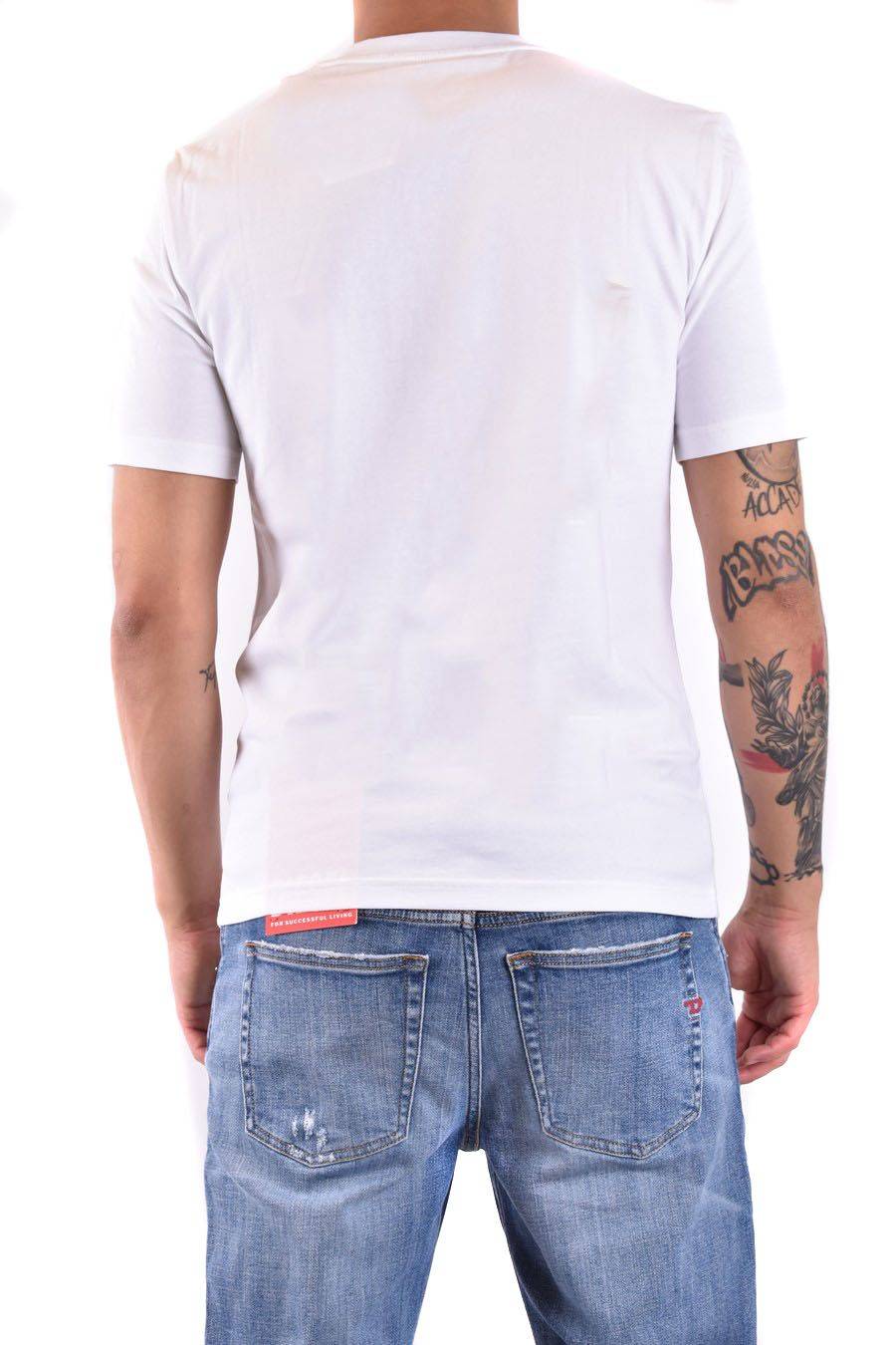 MOSCHINO  Polo Bianca in Cotone da Uomo Moschino A0702 20391001 Soddisfazione Garantita