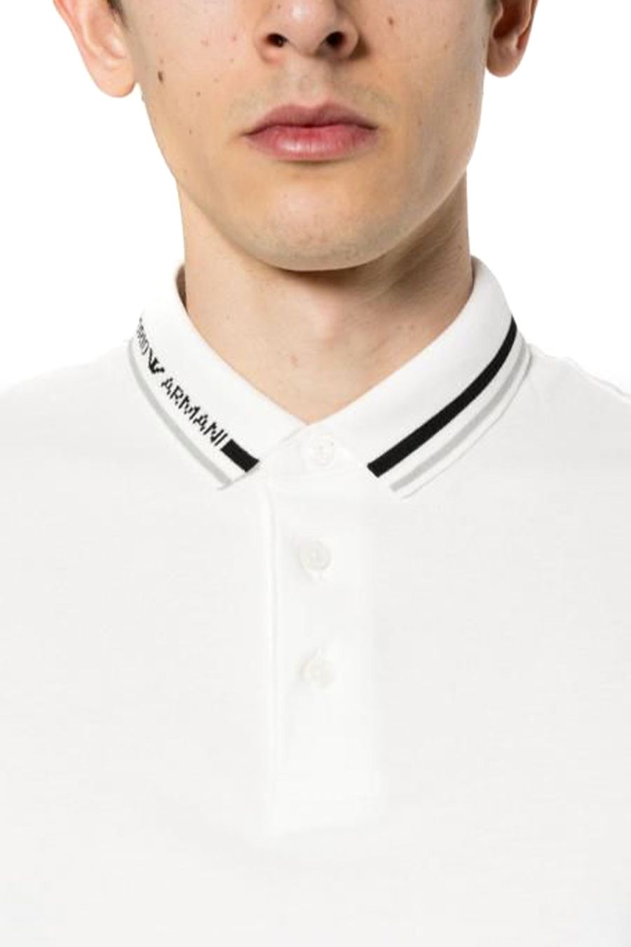 EMPORIO ARMANI  T-Shirt Emporio Armani da Uomo in Cotone Avorio Qualità Garantita