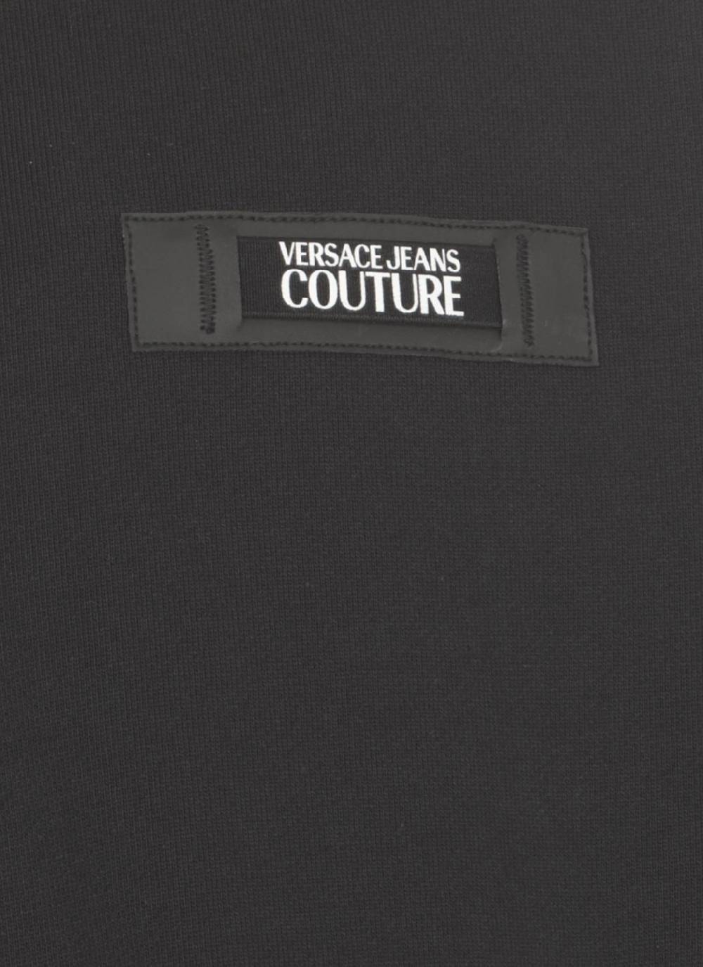 VERSACE JEANS COUTURE  Felpa Versace Jeans Couture in Cotone Nero Uomo Promozione Limitata