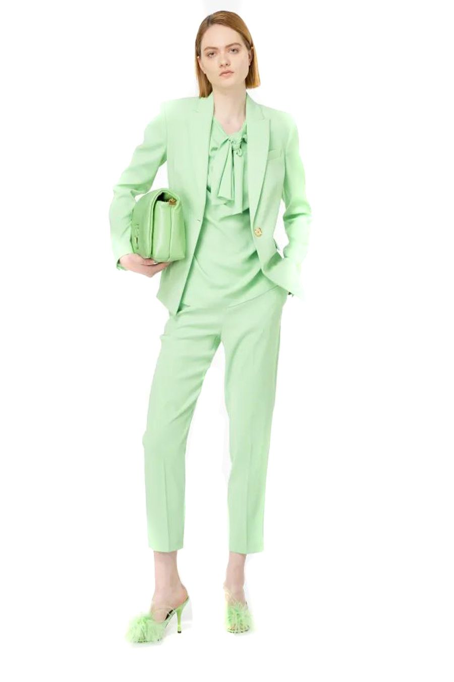 PINKO  Pantaloni PINKO Multicolore da Donna - 65% Acetato 35% Poliestere Shopping Online