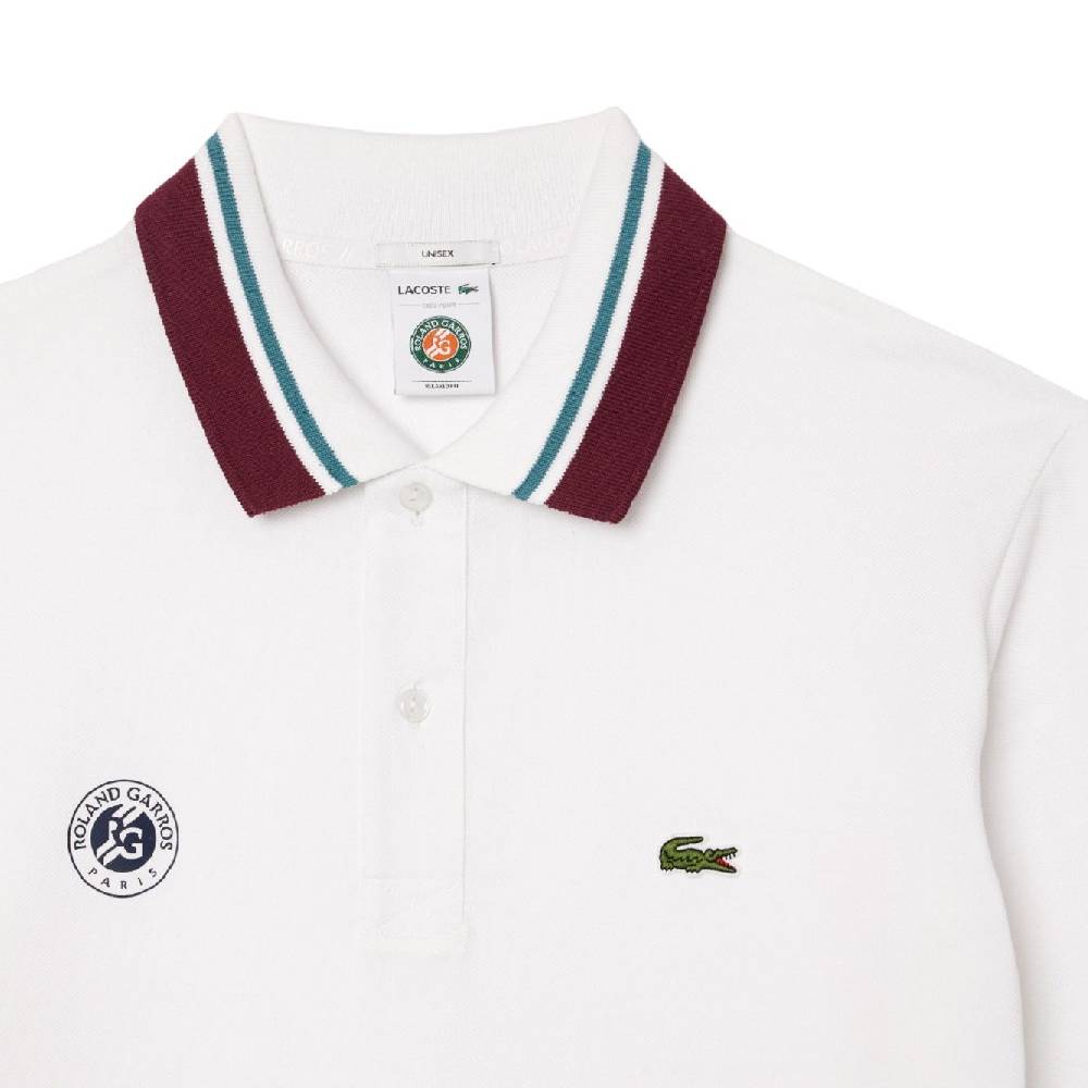 LACOSTE  Polo Lacoste Uomo Cotone Bianco Sottocosto