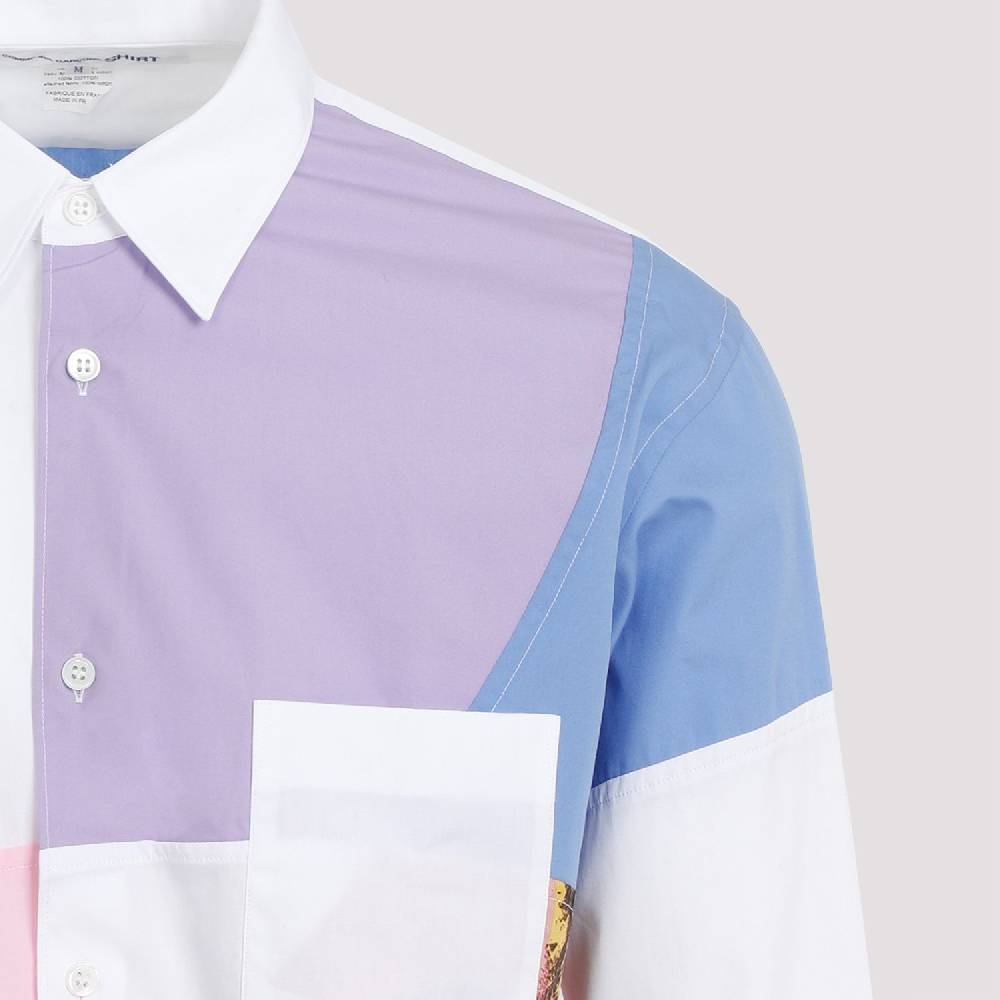 COMME DES GARÇONS SHIRT  Camicia Poplin Patchwork Andy Warhol da Uomo Comme des Garçons Convenienza