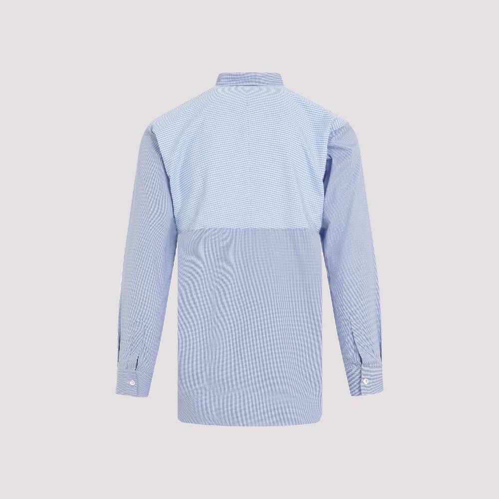 COMME DES GARÇONS SHIRT  Camicia a Righe Blu Cotone Comme Des Garçons Uomo Novità