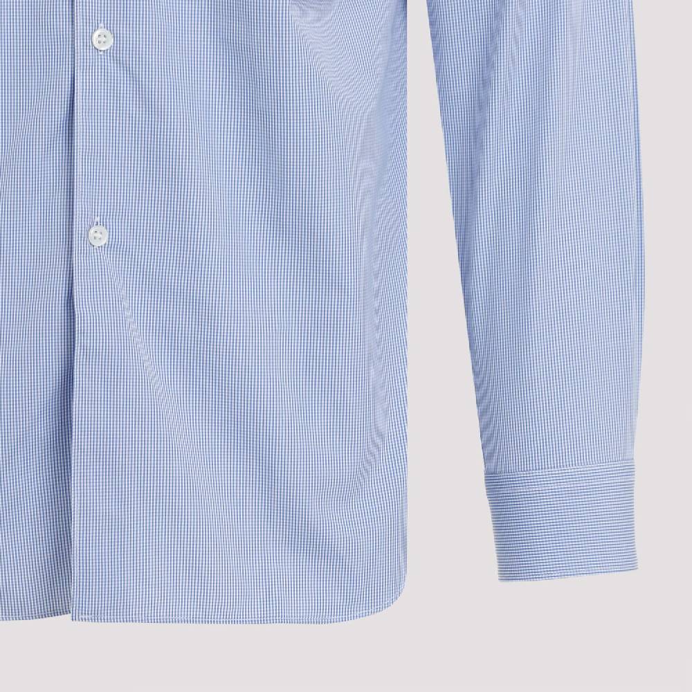 COMME DES GARÇONS SHIRT  Camicia a Righe Blu Cotone Comme Des Garçons Uomo Novità