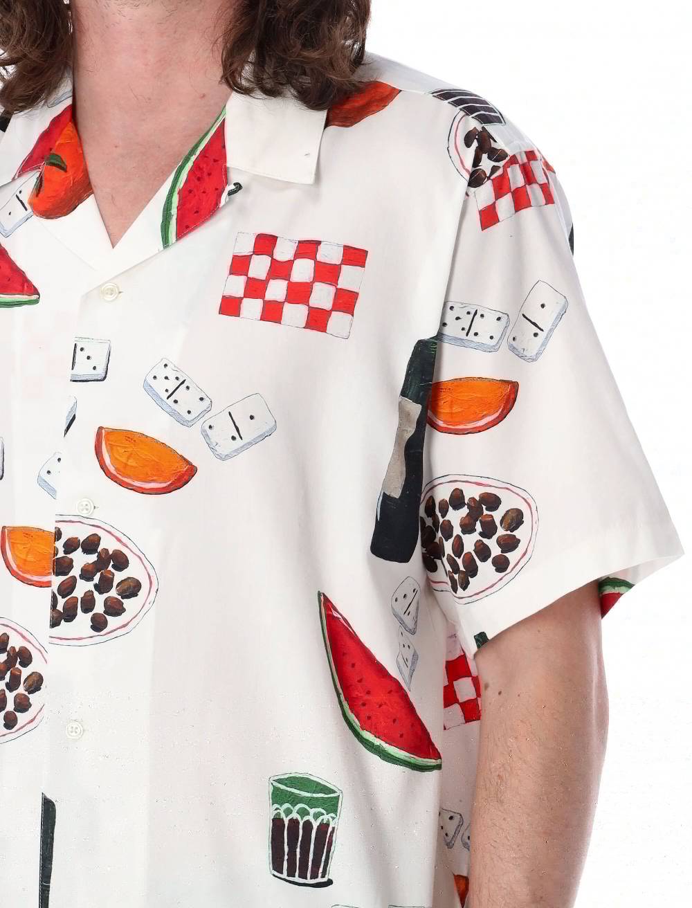 CARHARTT WIP  Camicia da Cena Bianca Fantasia Uomo CARHARTT WIP Offerte