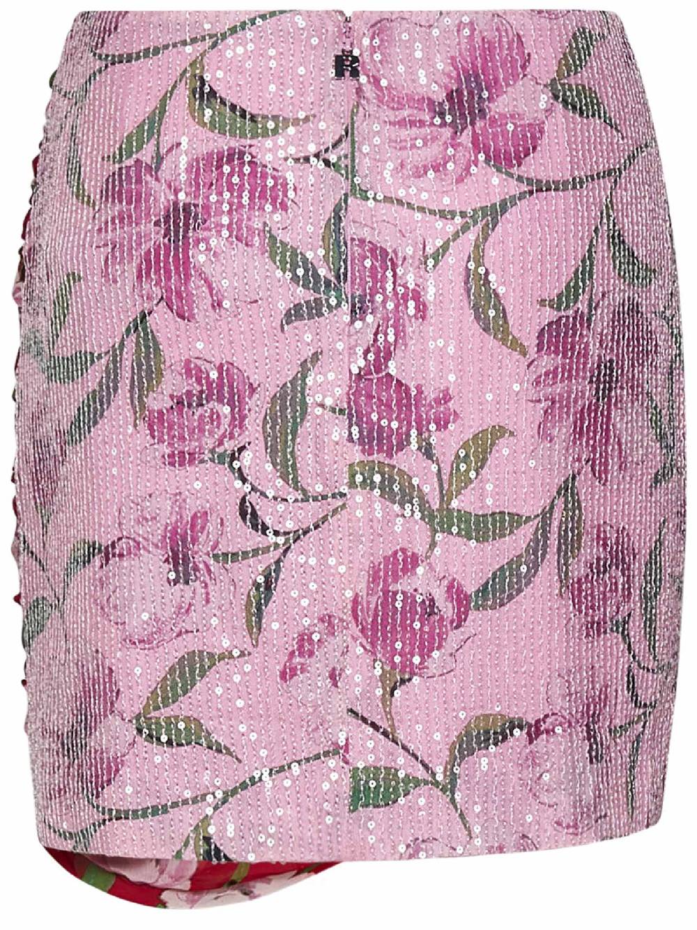 ROTATE BIRGER CHRISTENSEN  Minigonna Fiorata con Paillettes ROTATE - Multicolore Saldi Di Fabbrica