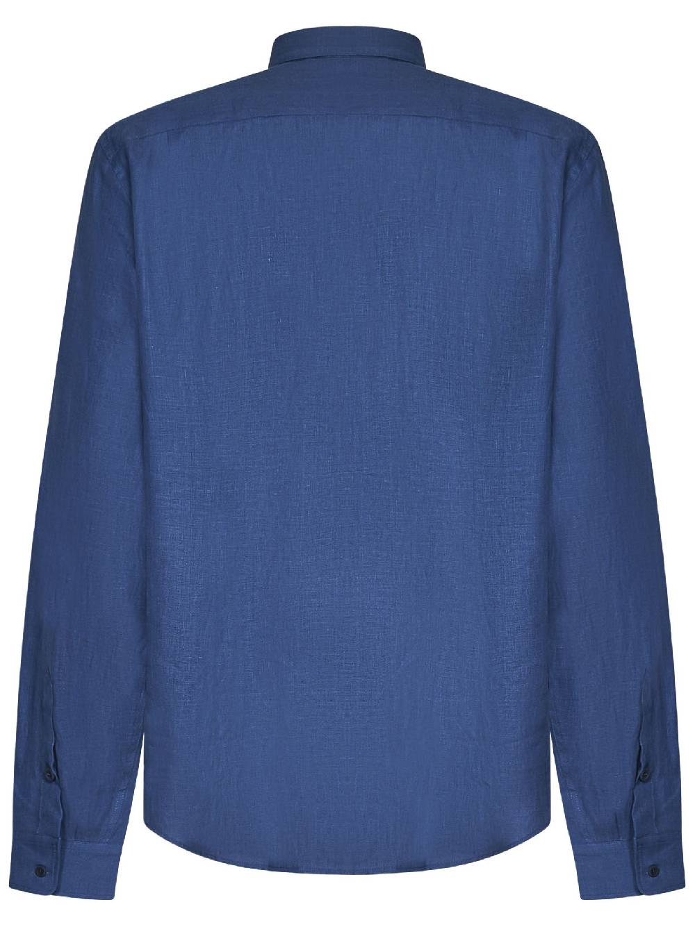 SEASE  Camicia Classica SEASE Blu Reale in Lino da Uomo Moda