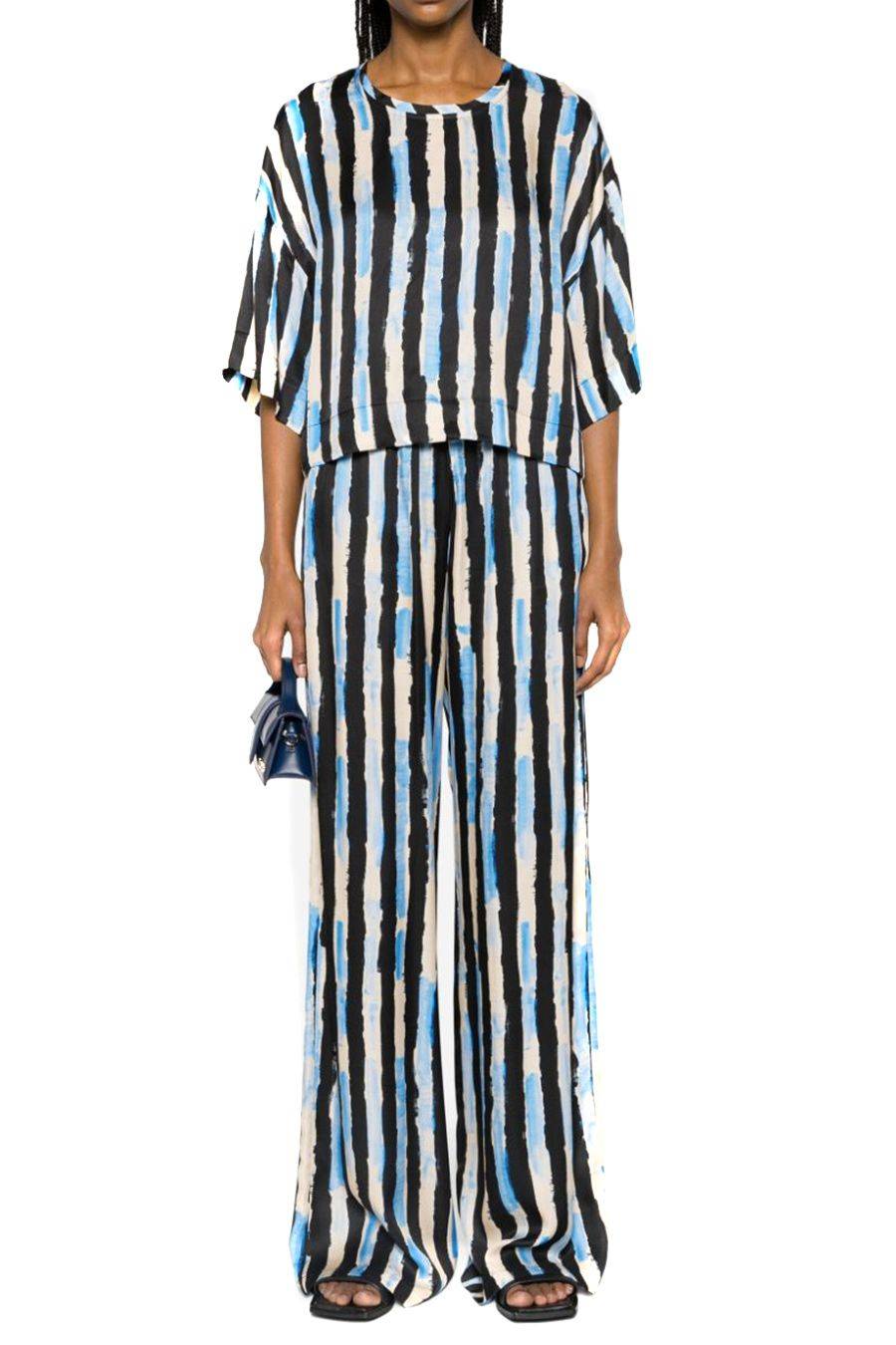 PINKO  Pantaloni Poliestere Multicolore Donna PINKO Italia