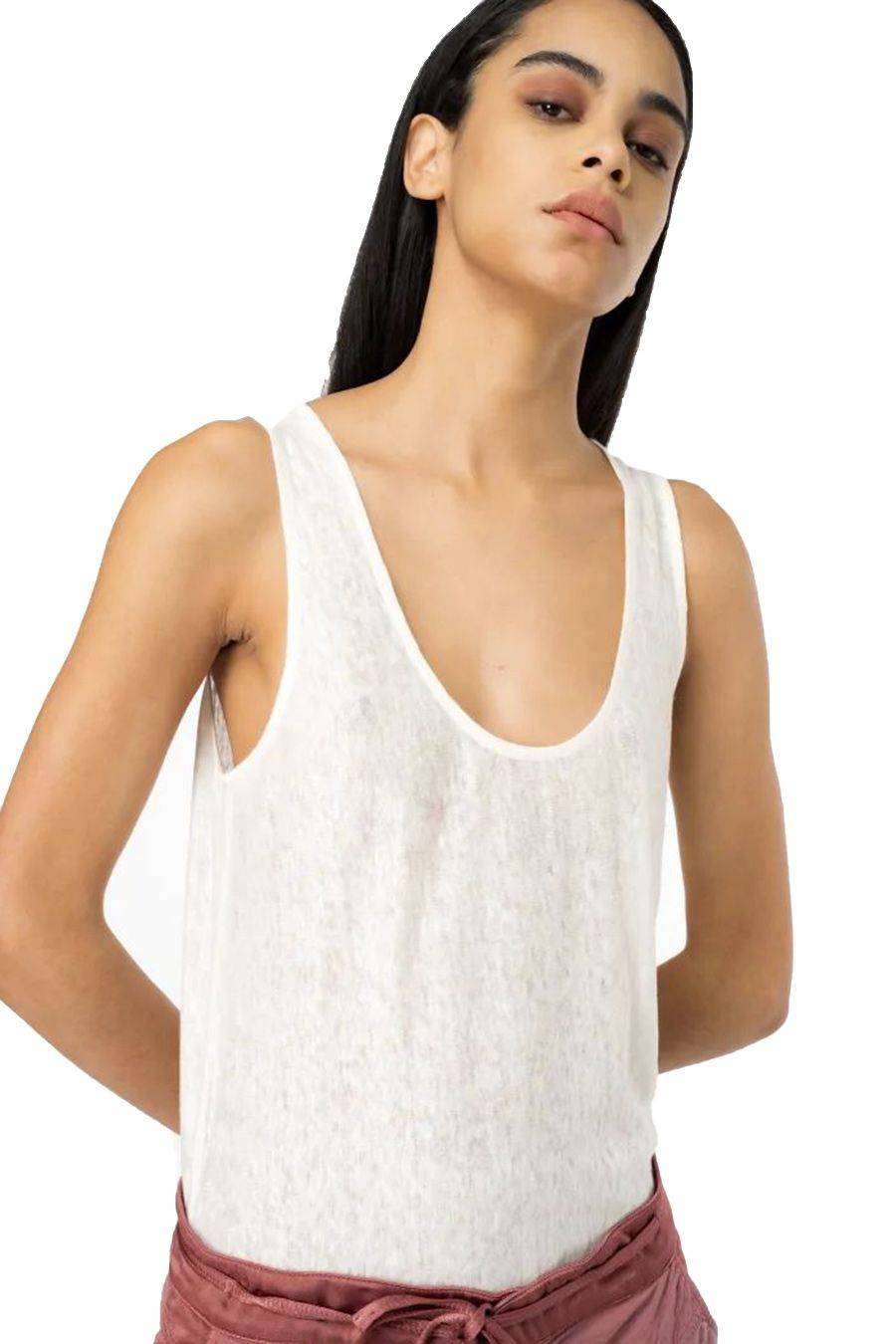 PINKO  Top PINKO Viscosa Bianco da Donna 2025