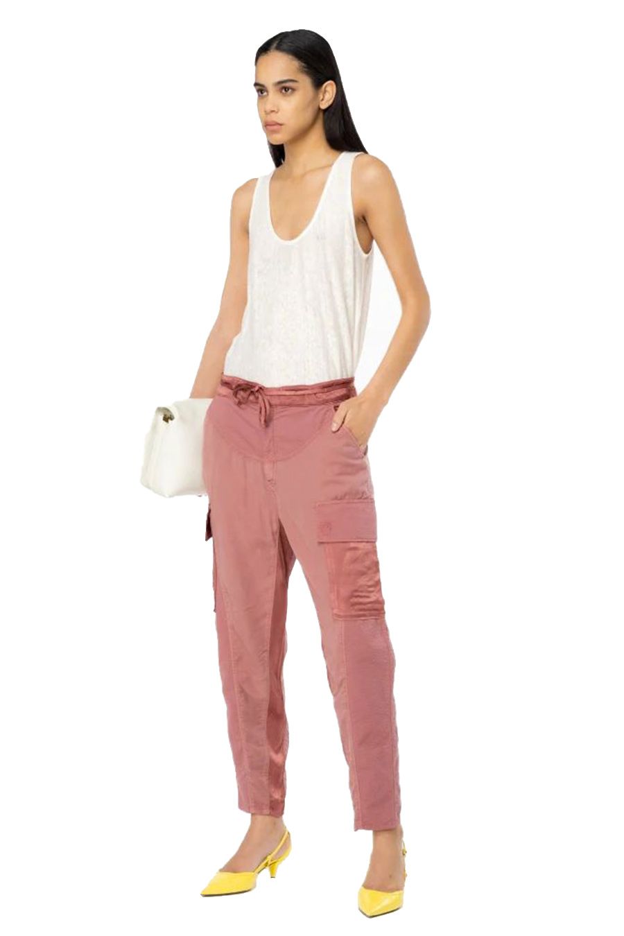 PINKO  Top PINKO Viscosa Bianco da Donna 2025