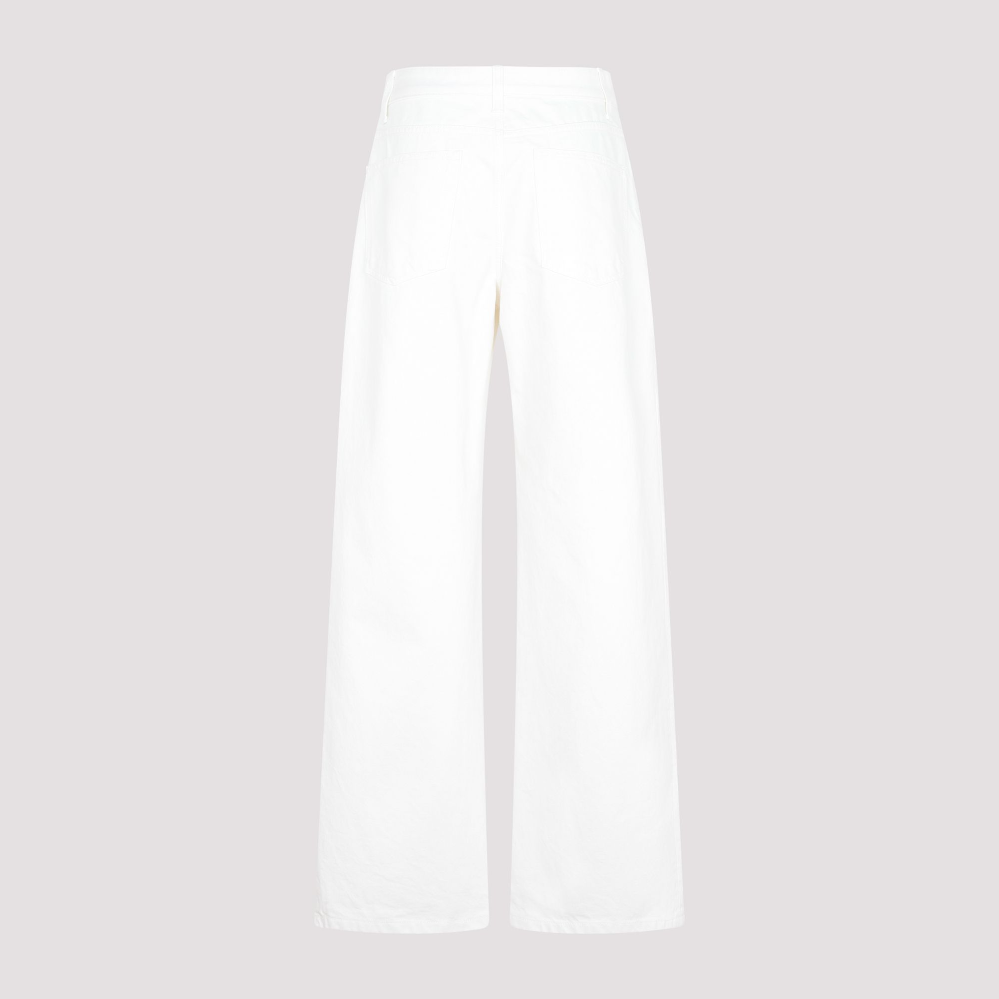 THE ROW  Jeans Bianchi in Cotone a Vita Alta THE ROW da Donna In Linea