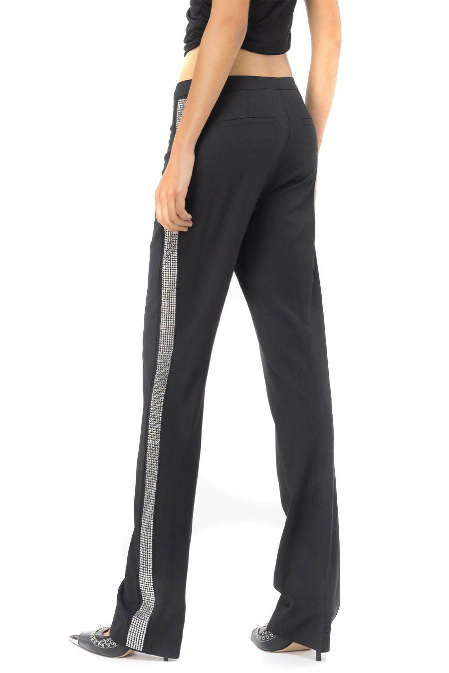 PINKO  Pantaloni Neri in Misto Lana PINKO da Donna Pezzi Unici