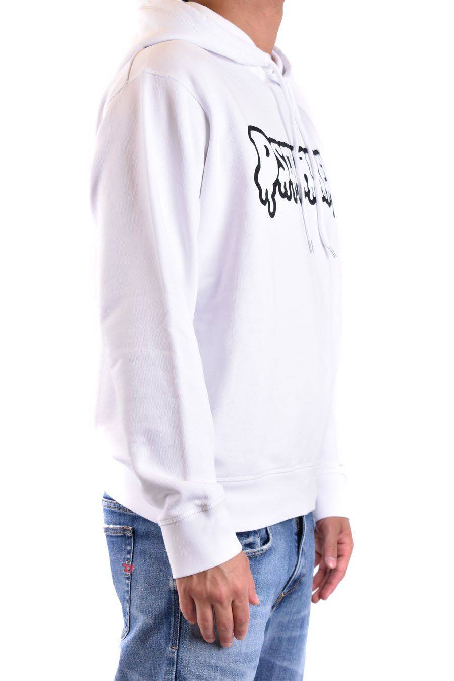 DSQUARED2  Felpa di Cotone Bianca da Uomo DSQUARED2 S74GU0754 Acquista Ora