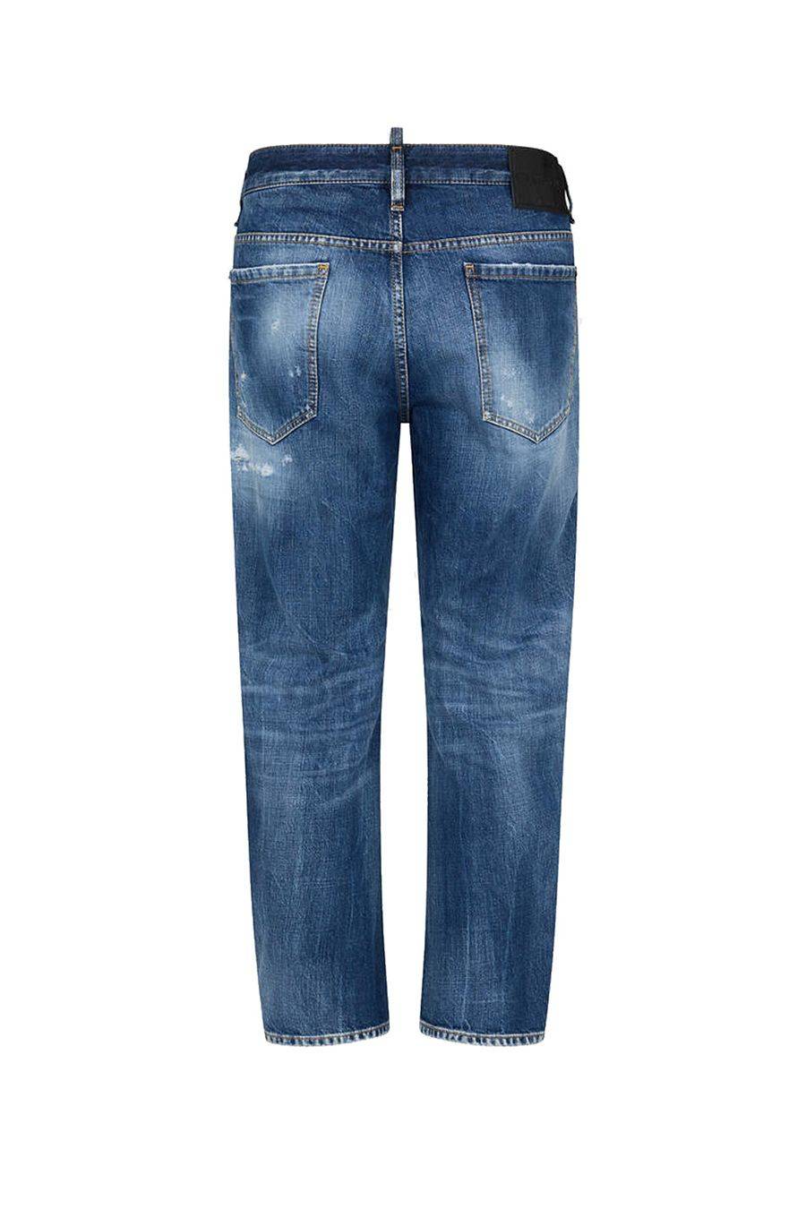 DSQUARED2  Jeans Blu Uomo DSQUARED2 Tessuto Misto Poliestere Cotone Fino Al -60%