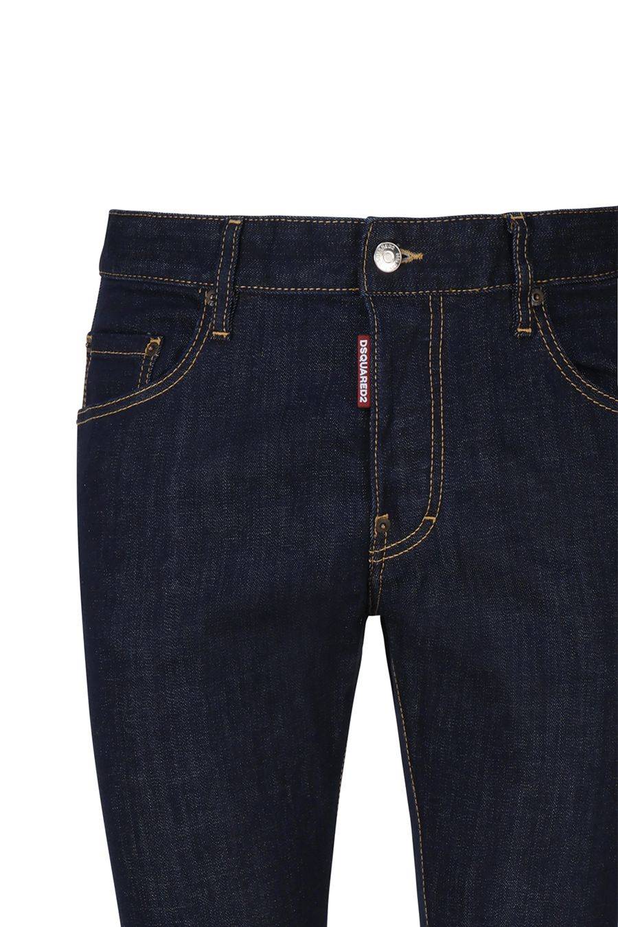 DSQUARED2  Jeans Blu in Cotone Elasticizzato DSQUARED2 da Uomo S74LB1425 Affare Del Giorno
