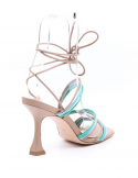 VICENZA Sandalo con tacco alto VICENZA 1076022 Z2 GINGER 2025