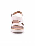 BUENO Sandalo con zeppa donna BUENO Y8602 CREMA Qualità