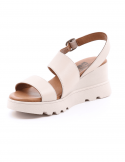 BUENO Sandalo con zeppa donna BUENO Y8602 CREMA Qualità
