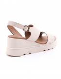 BUENO Sandalo con zeppa donna BUENO Y8602 CREMA Qualità