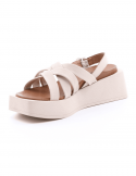 BUENO Sandalo con zeppa donna BUENO Y5904 CREMA Vendita
