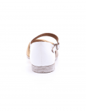 BUENO Sandalo con tacco basso donna BUENO Y3405 MULTI BIANCO Pezzi Unici