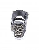 BUENO Sandalo con zeppa donna BUENO U7003 NERO Fino Al -60%