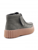 CLARKS Polacco donna CLARKS TORHILL MOSS DKRGREEN in pelle nabuck Convenienza
