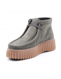 CLARKS Polacco donna CLARKS TORHILL MOSS DKRGREEN in pelle nabuck Convenienza