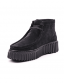 CLARKS Polacco donna CLARKS TORHILL MOSS BLK SDE in pelle nabuck Novità