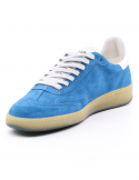 ED PARRISH Sneakers uomo ED PARRISH TRAINER UM093 in camoscio bluette Italy