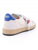 4B12 Sneakers uomo QUATTROBARRADODICI PLAY NEW 64 in pelle bianca 2025