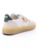 4B12 Sneakers uomo QUATTROBARRADODICI HYPER 924 in pelle bianca Promozione
